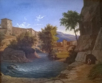 Окраины Рима 1851. Холст, масло.