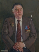  Портрет героя труда  80-60(см. холст масло 1987г.