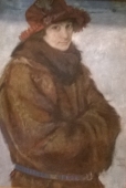 Портрет Михайлины Стефанович 1923. Холст, масло.