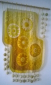 Гобелен. Солнышки, ручное ткачество, шерсть 2003