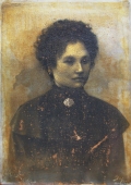 Портрет девушки  62-45 см. холст масло 1904г.  