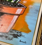 Кактус 33,5-54.5 см., ДВП, акрил 2025 год  - 1