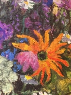 Цветочный натюрморт 66-88 см., холст, масло, 2003 год  - 4