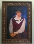 Портрет жены 1917. Холст, масло. - 2