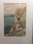 Скалы 32-21,5 см., бумага, акварель. 2007  - 2