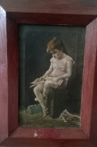 Девочка с книгой 1901. Холст, масло - 2