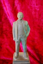 Скульптура Ленин на постаменте, материал бронза, высота 35 см., ширина 20 см., длина 20 см. - 4