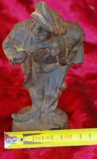 Скульптура Мужичёк, материал чугун, высота 17 см., ширина 6 см., длина 5 см. Касли - 7