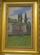 Дом художника в Борзна 1920. Холст, масло. - 2
