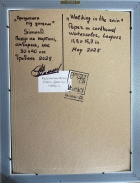 Прогулка под дождем 30-40 см., бумага, акварель 2025 год  - 2