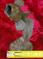 Скульптура Пепельница, материал бронза, высота 14 см., ширина 7 см., длина 6 см. - 7