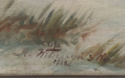 Зимний пейзаж 57-48 см., холст, масло 1928 год  - 1
