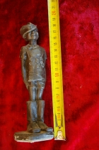 Скульптура Мальчик, материал бронза, высота 19 см., ширина 6 см., длина 6 см. - 5