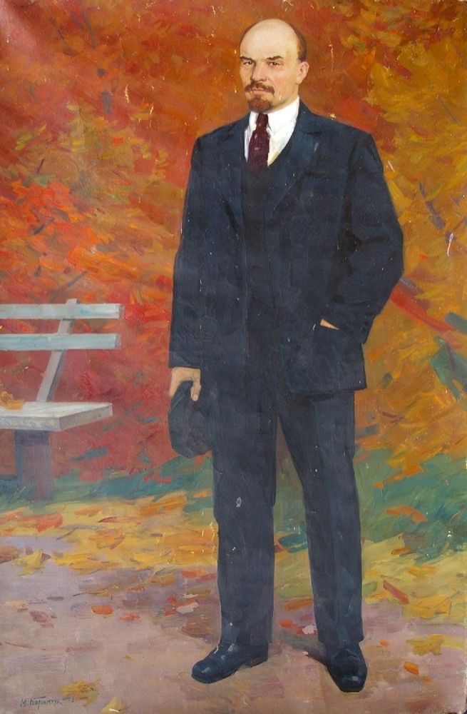 В.И.Ленин. Творческий портрет 200-130 холст, мало 1970г.