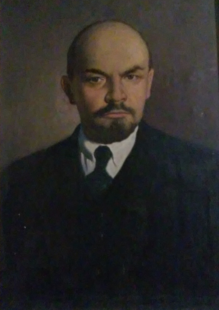 В.И. Ленин 72-52 см., холст, масло