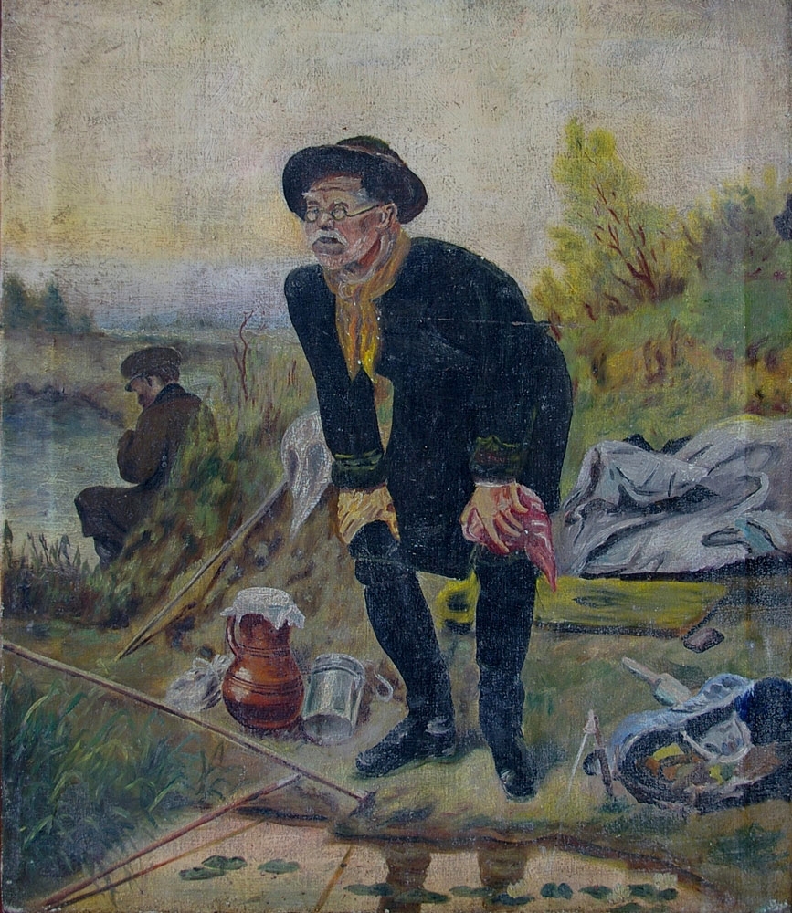 Натуралист 80-99 холст, масло 1960г.
