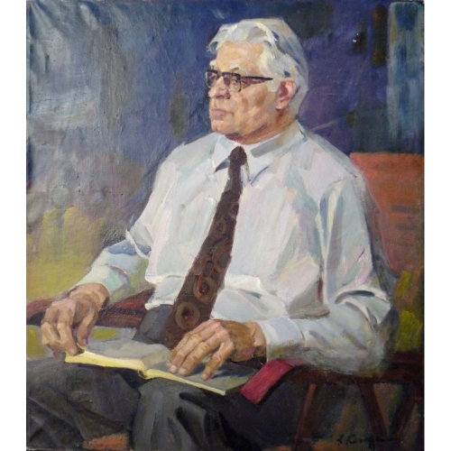 Портрет профессора Старченкова 89-79,5 холст, масло 1987г.