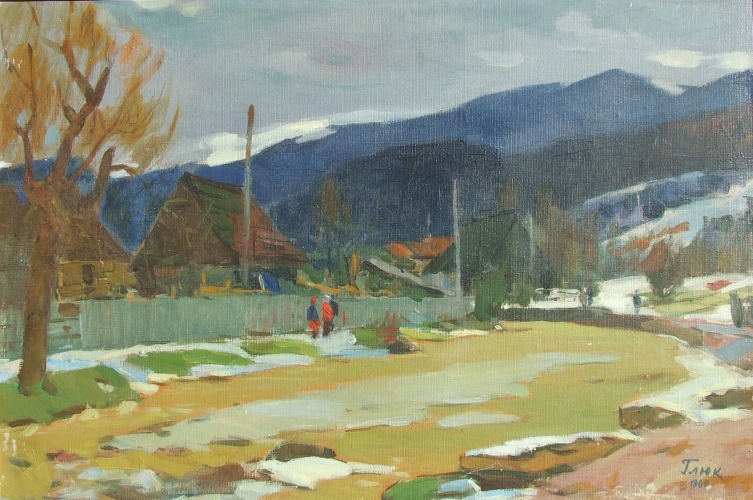 55-75 см., холст, масло 1960 год 