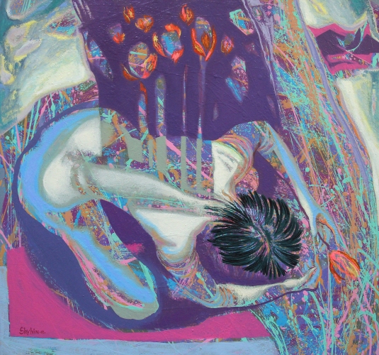 Легенда о LALE 75-85 см., холст, масло  2018 год 