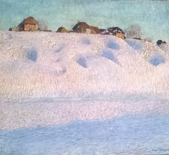 Снежные сугробы 1904. Холст, масло.