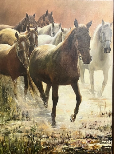 Соломянный А. Перед грозой 78-58 см., холст, масло 1996 год 