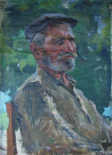 Портрет 50-35 см., холст, масло 1960-е 