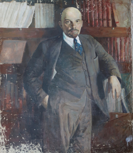 В.И.Ленин портрет 129-110 холст, масло