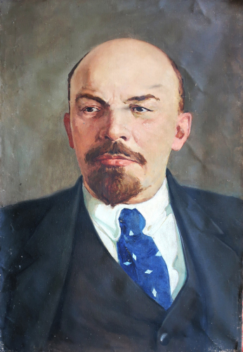 Портрет Ленина 150-103 см., холст, масло 1967 год