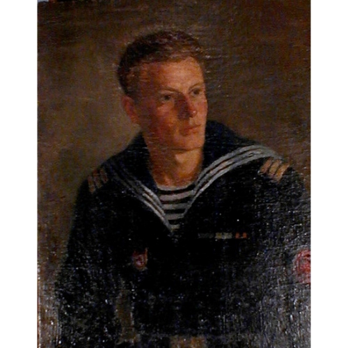 Портрет моряка 66-52 холст, масло 1940г.