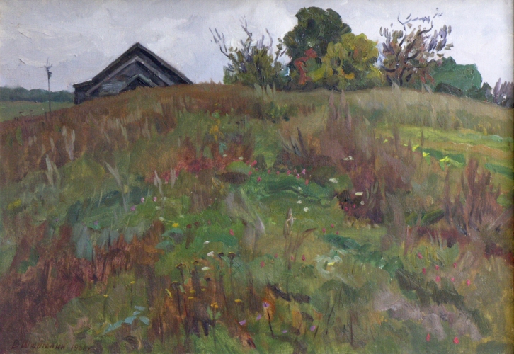 Пригорок 70-100 см., холст, масло 1968 год 