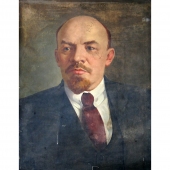 В.И.Ленин портрет 167-127 холст, масло