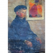 Портрет мальчика 48-69 холст, масло 1940-1950гг.