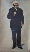Портрет К. Маркса 120-196 см. холст масло 1968г 