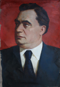 Портрет Димидова Г. 200-150 см. холст масло   1960-е 