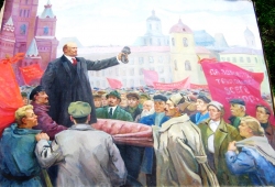 Ленин на митинге 120-160 см. холст масло 1969г. 