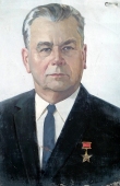 Портрет члена ЦК КПСС 3 100-70 см., холст, масло