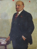 Портрет Ленина 140-105 холст, масло 1965г.