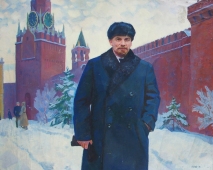 Ленин 111-133 см., холст, масло 1972 год