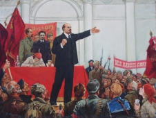 Ленин 120-160 см., холст, масло 1969 год