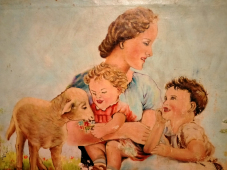 Счастливое детство 57-78 см., холст, масло 1930- 1970 года 