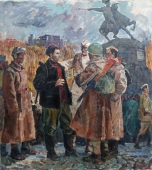 Киев в ноябре 180-160 холст, масло 1973г.