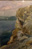 Скалы 32-21,5 см., бумага, акварель. 2007 