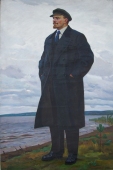 Ленин 198-130 см., холст, масло  1971 год