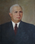 Мужской портрет 89-69 холст, масло 1960г.