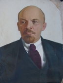 Портрет Ленина  89-67 см. холст масло  