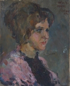 Женский портрет 50-40 холст, масло