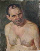  Портрет мужчины 55-44 см. холст масло 1970е 