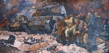   Война 149-297 см. холст масло, 1972 г.  