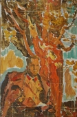  Портрет Гайдара 51-35 см. картон масло  1970е 