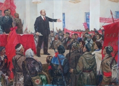 Юденко И.В. Ленин 120-160 см., холст, масло 1983 год